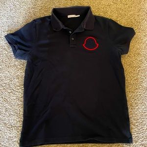 Moncler Polo - Dark Blue Size Medium Good Condition